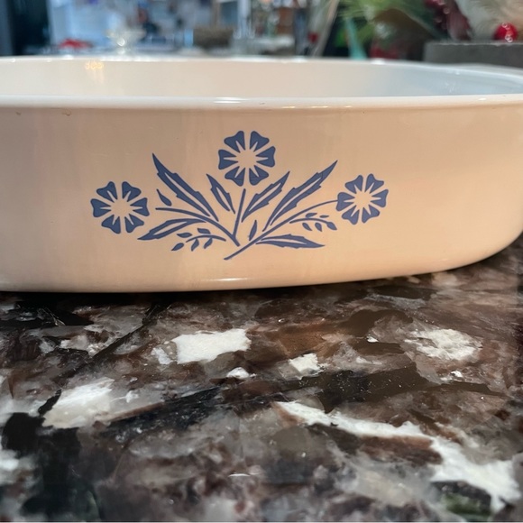 Corningware Kitchen Vintage Corningware Cornflower Large Casserole